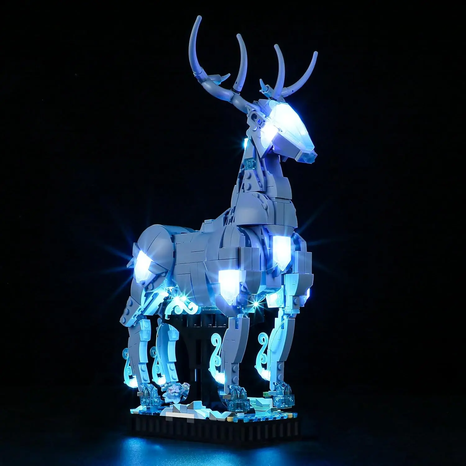 Hprosper 5V LED Lights For 76414 Expecto Patronum Decorative Lamp With Battery Box (Not Include Lego Building Blocks)