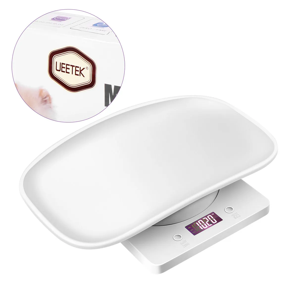 1Pcs Digital Pet Scale Portable Miniature Precision Baby Pet Scale Tool 10Kg for Cat Dog Hamster Parrots Small Animal view 3