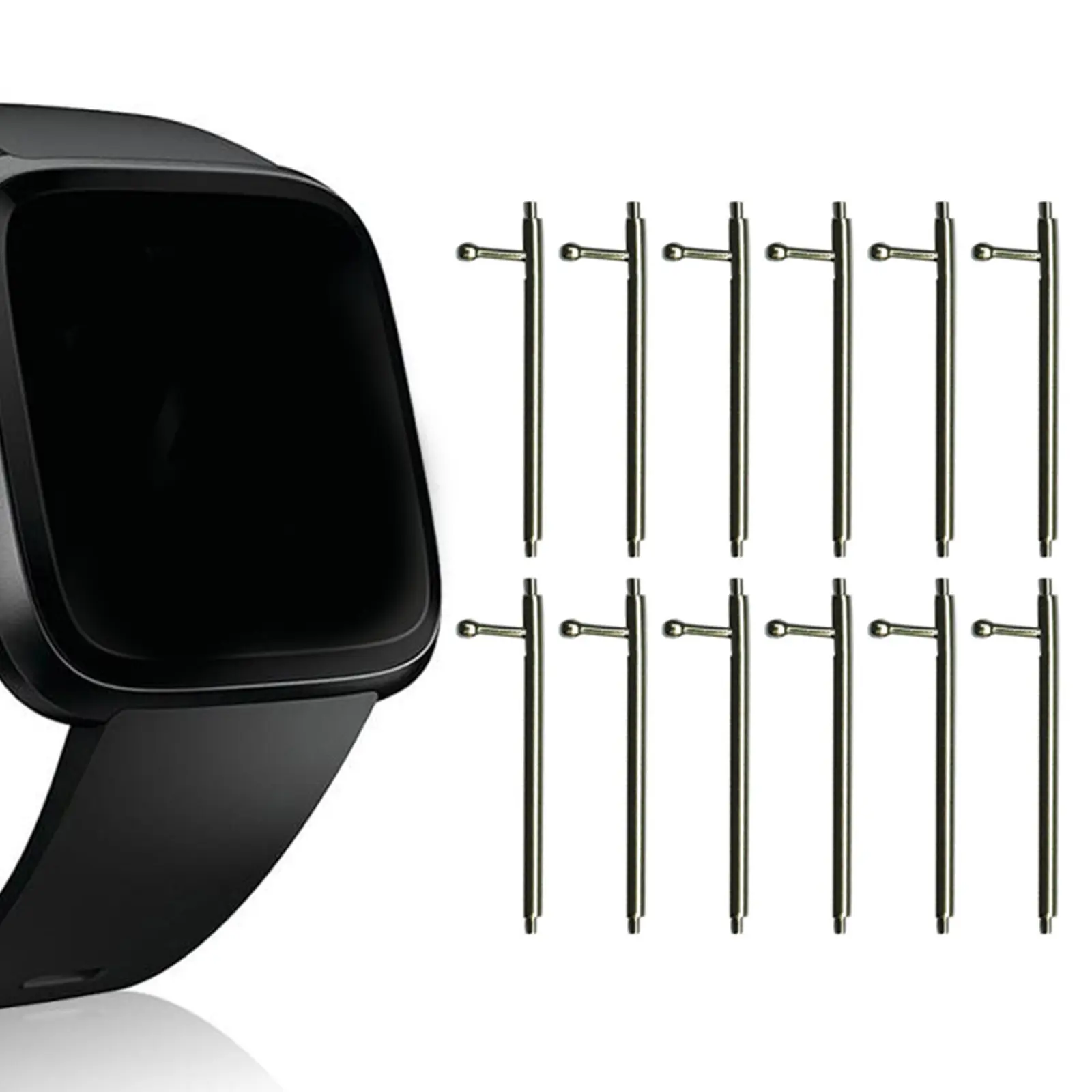 10Pcs Quick Release Spring Bars Watch Band Connectors Ideal for Watch Strap Replacement Tool-Free Link Pins