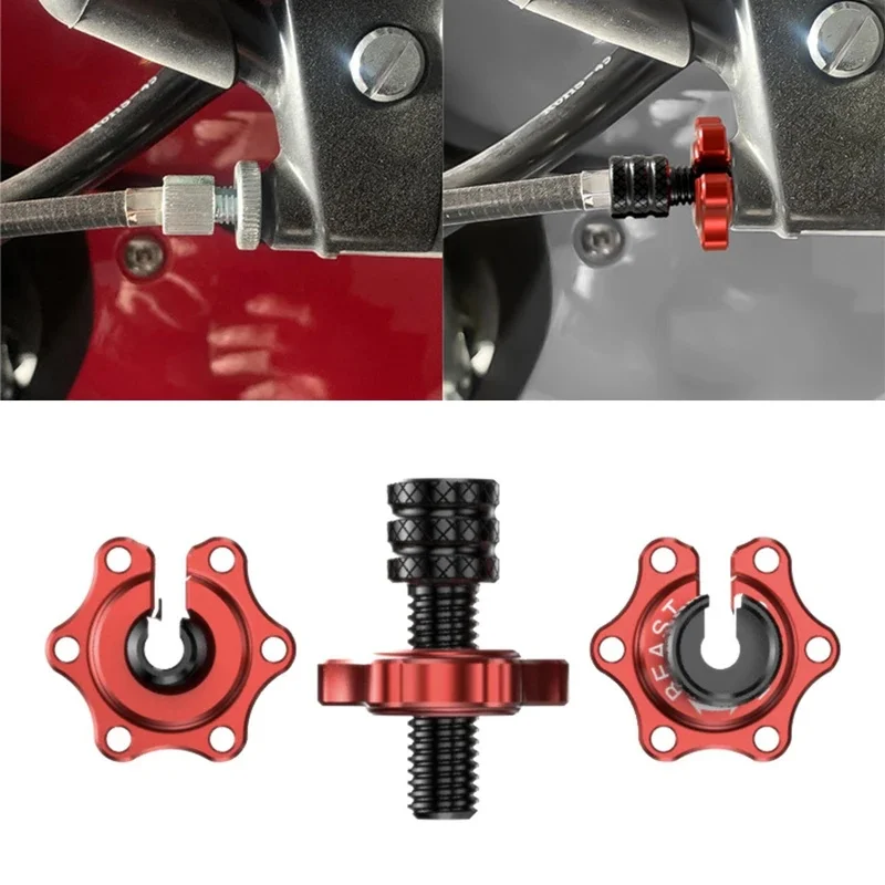 Motorcycle Clutch Brake Cable Wire Adjuster M8*1.25 Screw Accessories For Spirit Beast CFMOTO VOGE Benelli Honda 2022 2023 2024