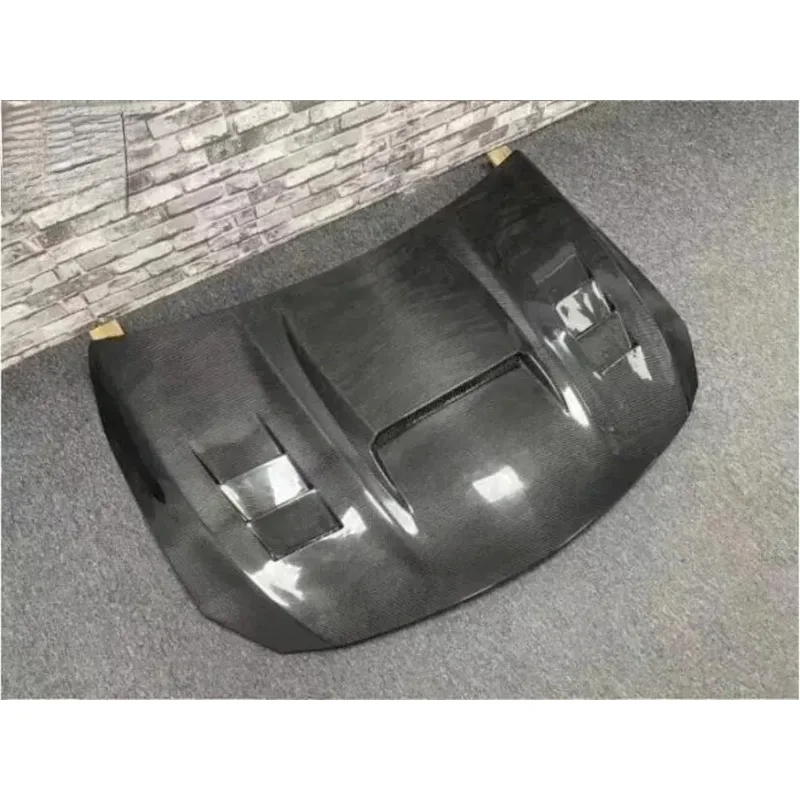 KQX Auto Modified Accessories Forged Carbon Fiber Front Hood Vent Cover Compatible With X156 GLA200 GLA260 GLA45 2013-2019