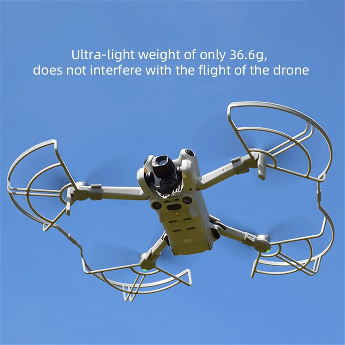 Propeller Guard for Mini 4 Pro Landing Gear Integrated Propellers Protector Shielding Rings Drone Guards Accessories-ABLM