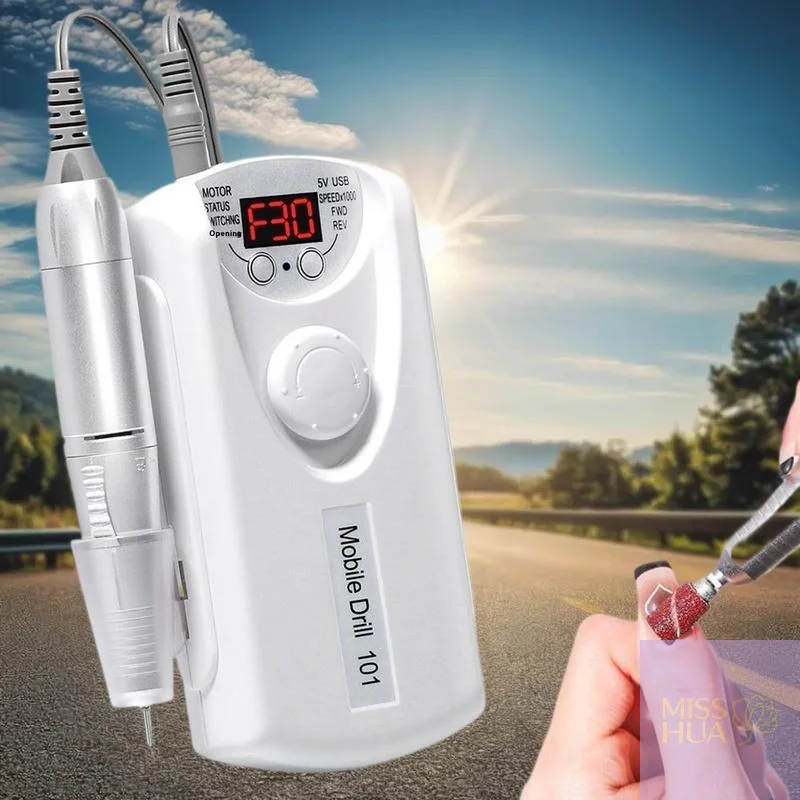 35000 rpm recarregável máquina de broca do prego profissional portátil arquivo manicure elétrico para unhas gel polonês remover moagem