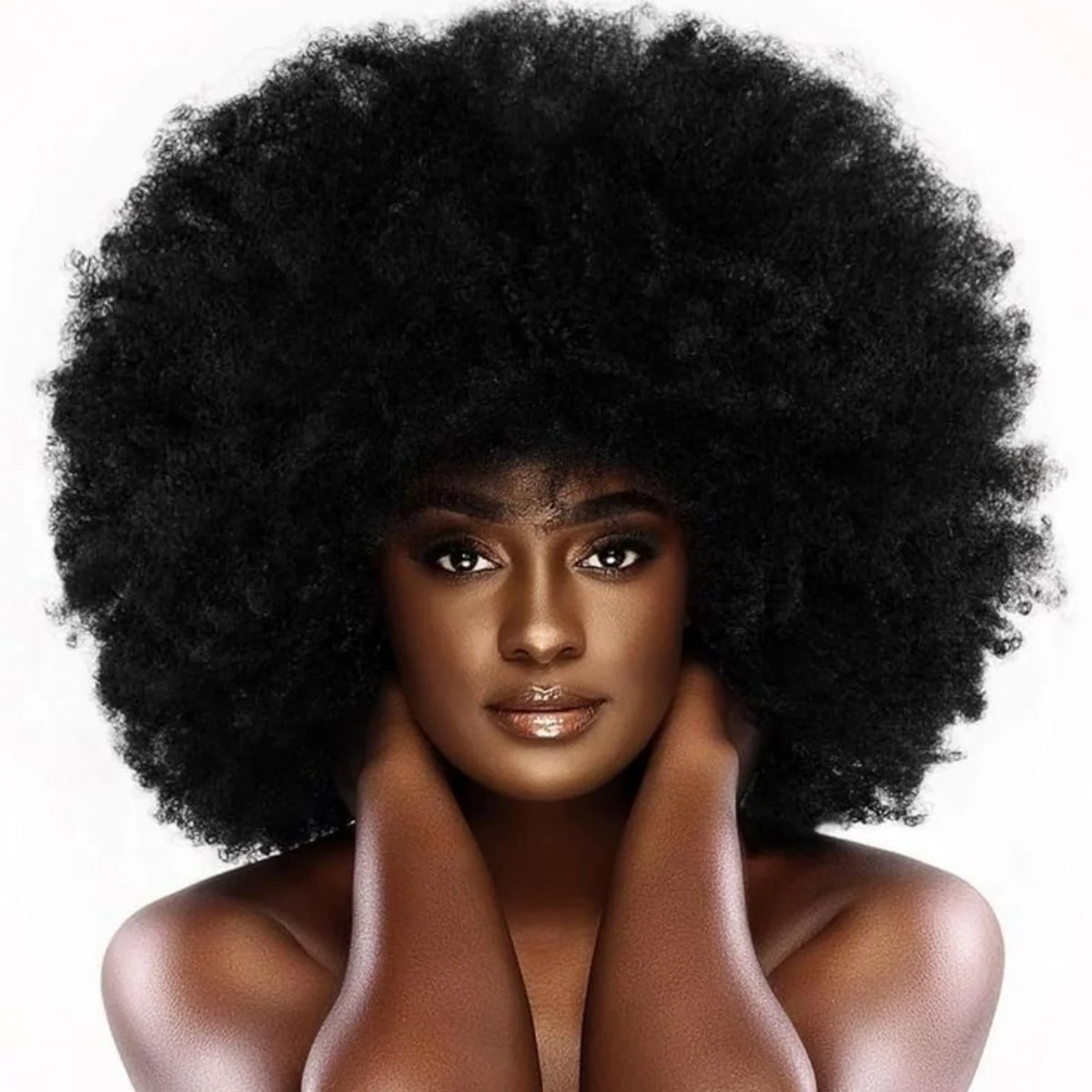 

Синтетический афро-кудрявый вьющийся парик с челкой, пушистые короткие волосы для косплея, натуральный коричневый, черный, бесклеевой, большой парик для различных случаев