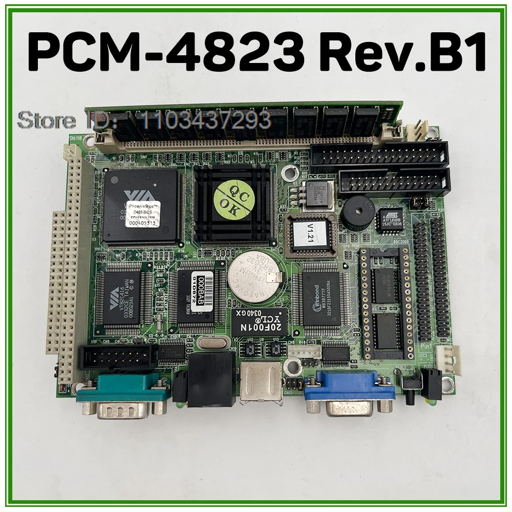 For Advantech Embedded Industrial Control Board 3.5 inch PCM-4823 Rev.B1