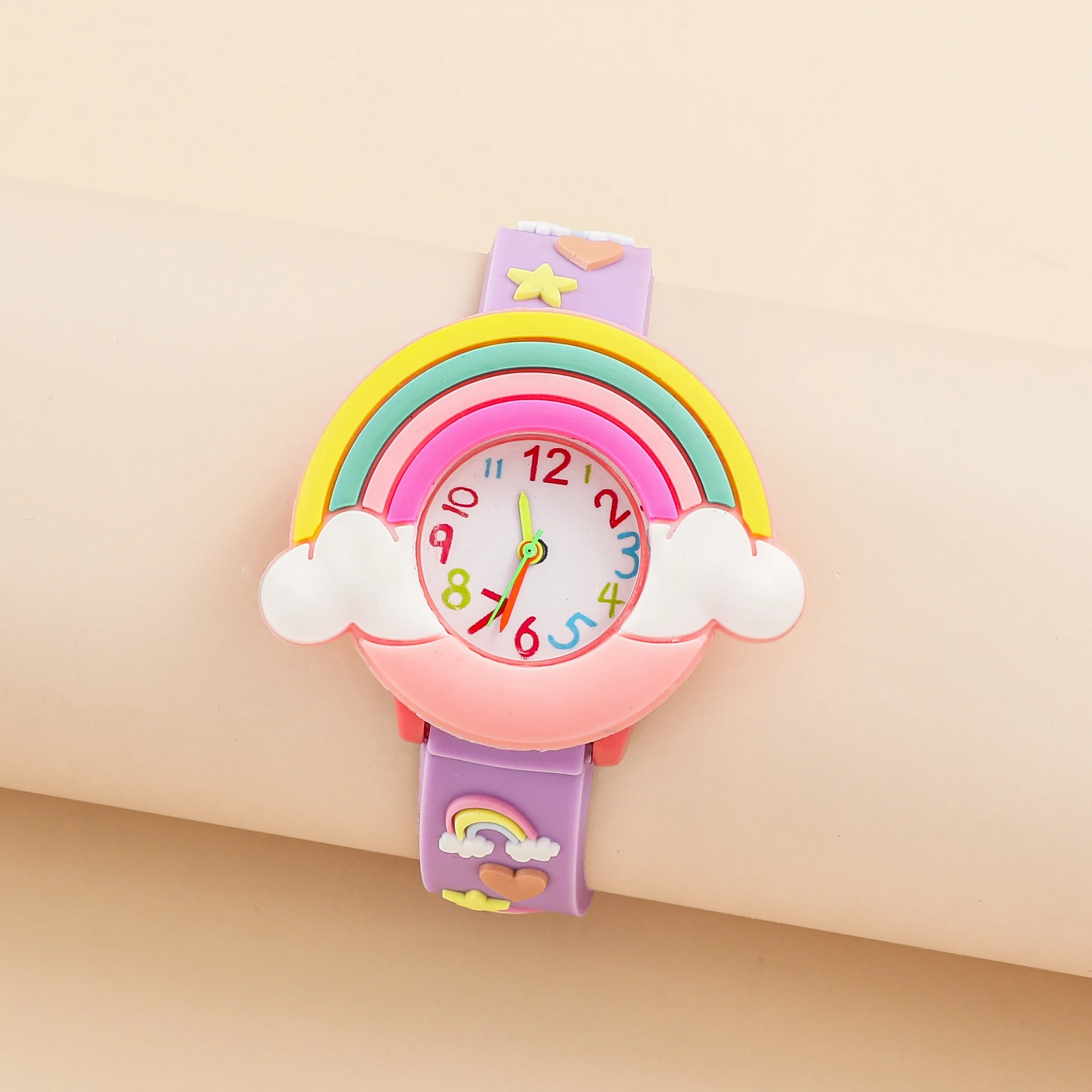 Boys and Girls with Children Cute Fashion Snap Watch Quartz Watch