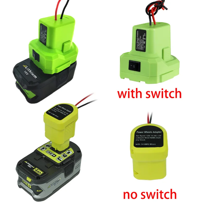 

Battery Adapter For Ryobi 18V One+ P108 P107 Ni-MH Battery Dock Power Connector Converter Power Tool Accessories Wholesale