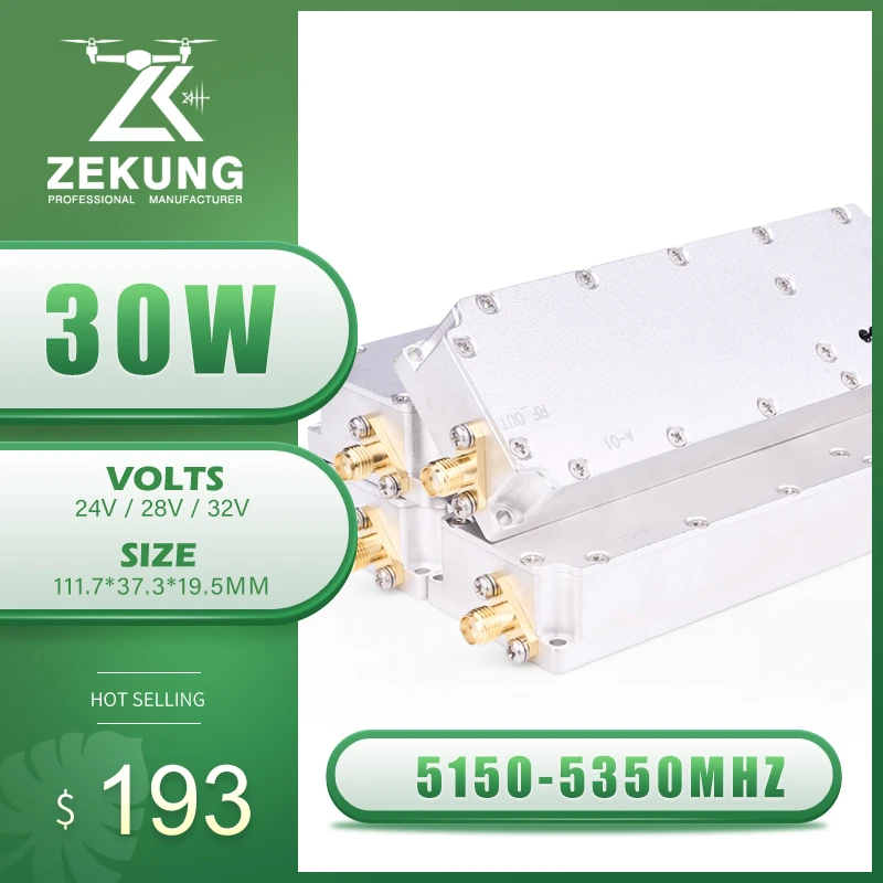 30W 5150-5350MHz 600-700MHz 720-840MHz 830-950MHz 950-1050MHz 2400-2500MHz Amplificatore di potenza Modulo sorgente segnale di scansione segnale RF