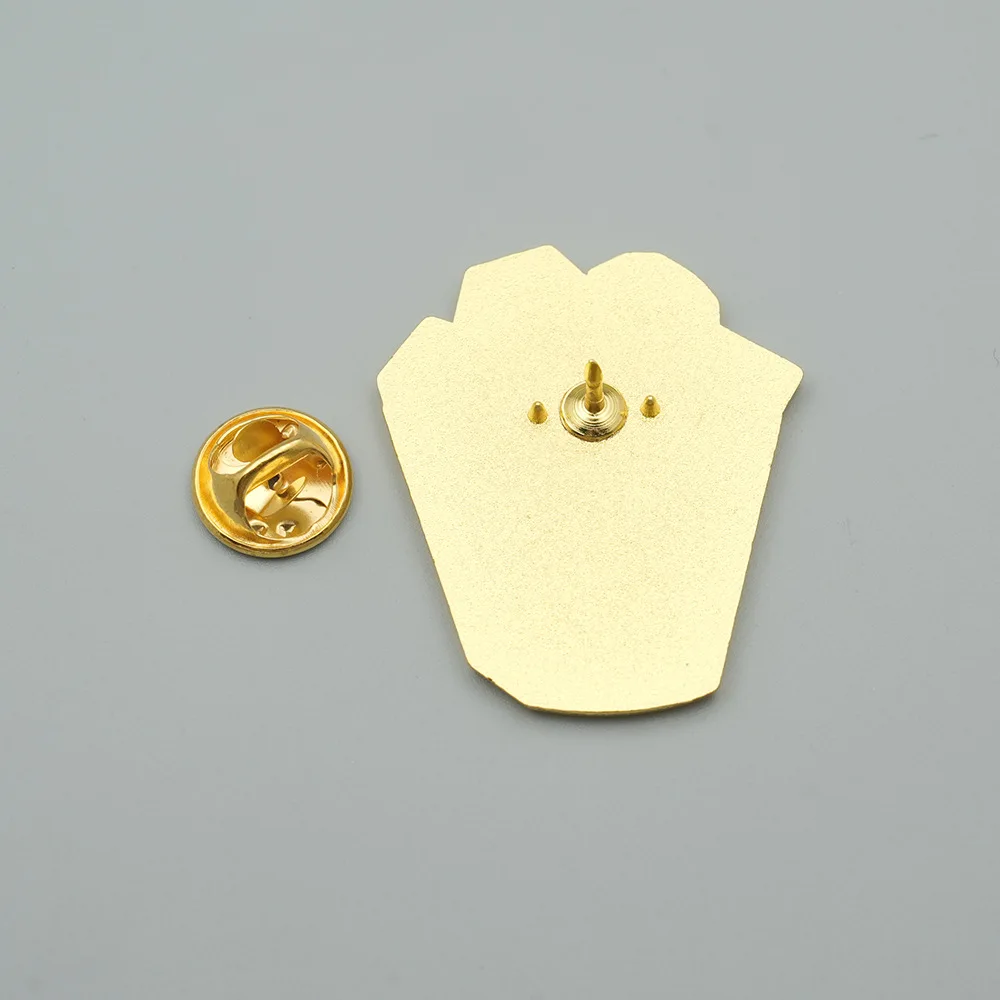 1pc Table Game Dice Popcorn Brooch, Fantasy Dragon Themed Humor Badge, TRPG Player Collectible Pin