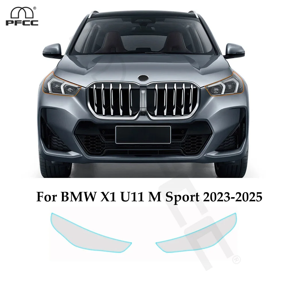 

For BMW X1 U11 M Sport 2023-2025 Headlight Rearview Anti-Scratch TPU Paint Protection Film Clear Bra Pre-cut PPF Resistant Cover
