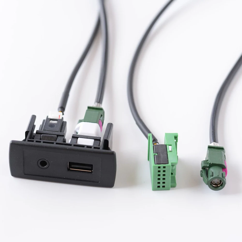 Cable AUX Socket Adaptor Kit 1 Set 12-24V AUX Easy To Install For Mercedes SLK SL 2008 For Comand NTG 2.5 Cable