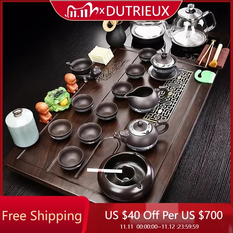 

Samovar Drinkware Tea Set Afternoon Beauty Living Room English Portable Travel Tea Set Accessories Te Matcha Home Decorationgs