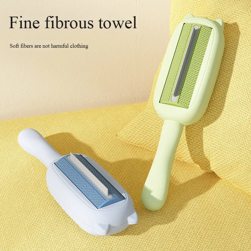 New Electrostatic Pet Brush Cat Hair Machine Cat Hair Brush Sticky Device Cute Cartoon Cat Hair Removal Brush Pet Supplies