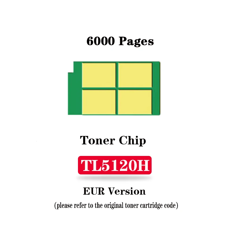 DL-5120 Durm Chip and TL-5120/TL-5120H/TL-5120X Toner Chip for Pantum BP5100DN/BP5100DW/BM5100ADN/BM5100ADW/BM5100FDN/BM5100FDW