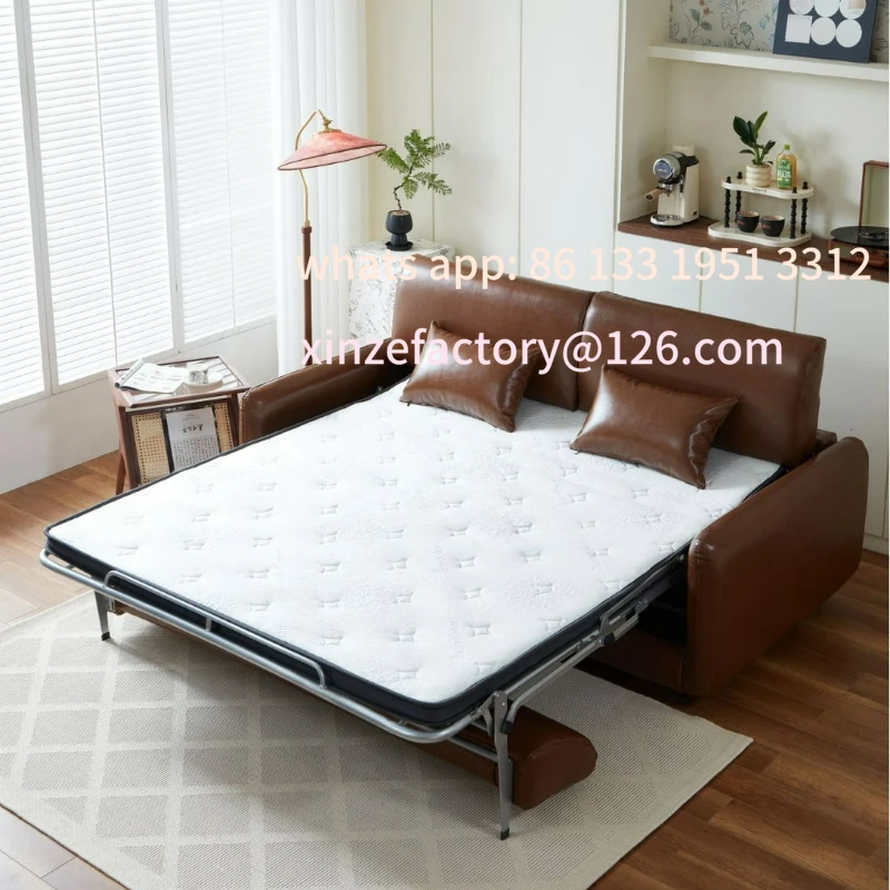 

Customizable Multifunctional Sofa Bed Foldable Dual-purpose B & B Hotel Room Furniture Comes with Mattress Flip Type