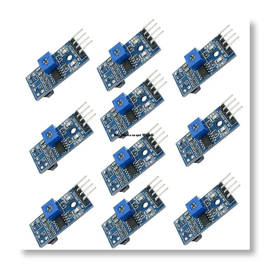 ✤10PCS TCRT5000 Infrared Reflective Sensor Module IR Barrier Line Track Photoelectric Switch for Arduino Smart Car Robot
