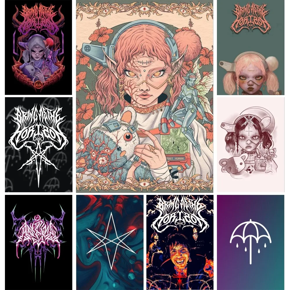 Bring Me The BMTH Horizon Poster Poster Art Print Bar Living Room Furniture Decor