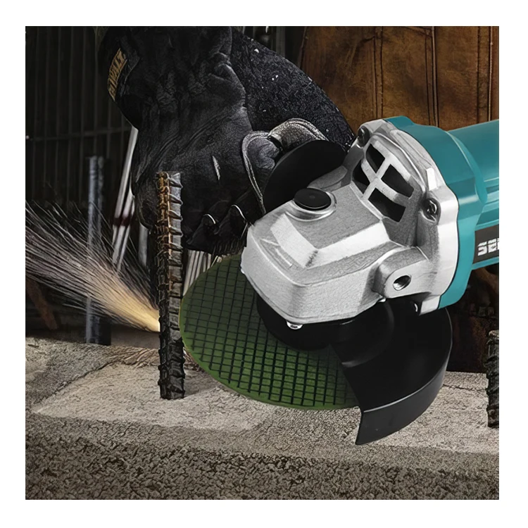 

SENCOE 125mm Cordless Electric Angle Grinder 800w Variable Speed Power Grinder Angle Portable Grinding Cutting Polishing Machine