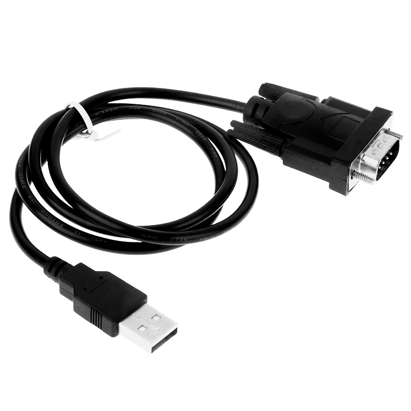 USB RS232 zu DB 9-poliger Stecker Adapter Konverter unterstützt Win 7 8 10 Pro System verschiedene PC-Anschlüsse serielle Geräte Kabel