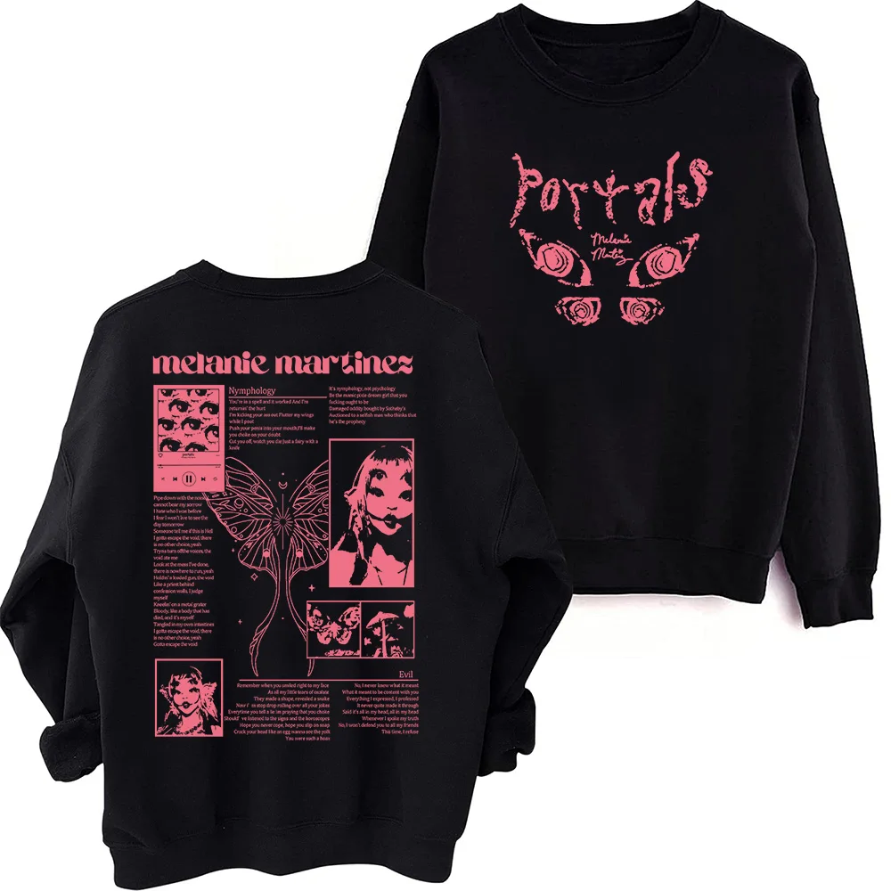 

Melanie Martinez Portals Tour 2024 Sweatshirt Oversized Harajuku Round Neck Long Sleeve Sweatshirts Music Tour Fans