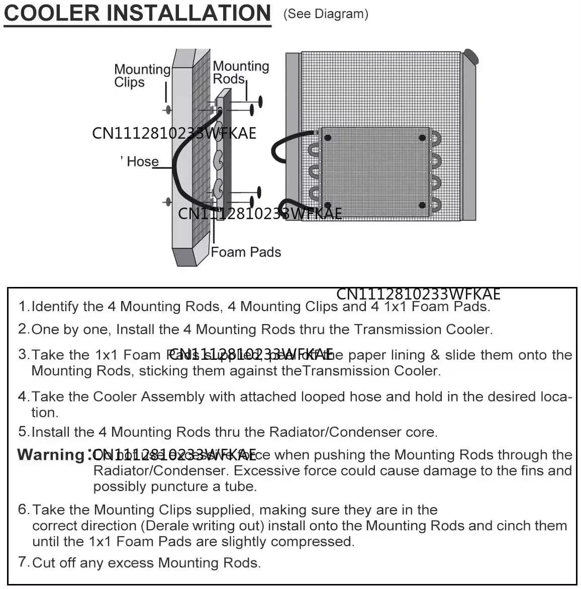 10 Row/16 Row Oil Cooler Kit, Universal Aluminum Remote Transmission Engine Cooler Auto-Manual Radiator Converter Kit