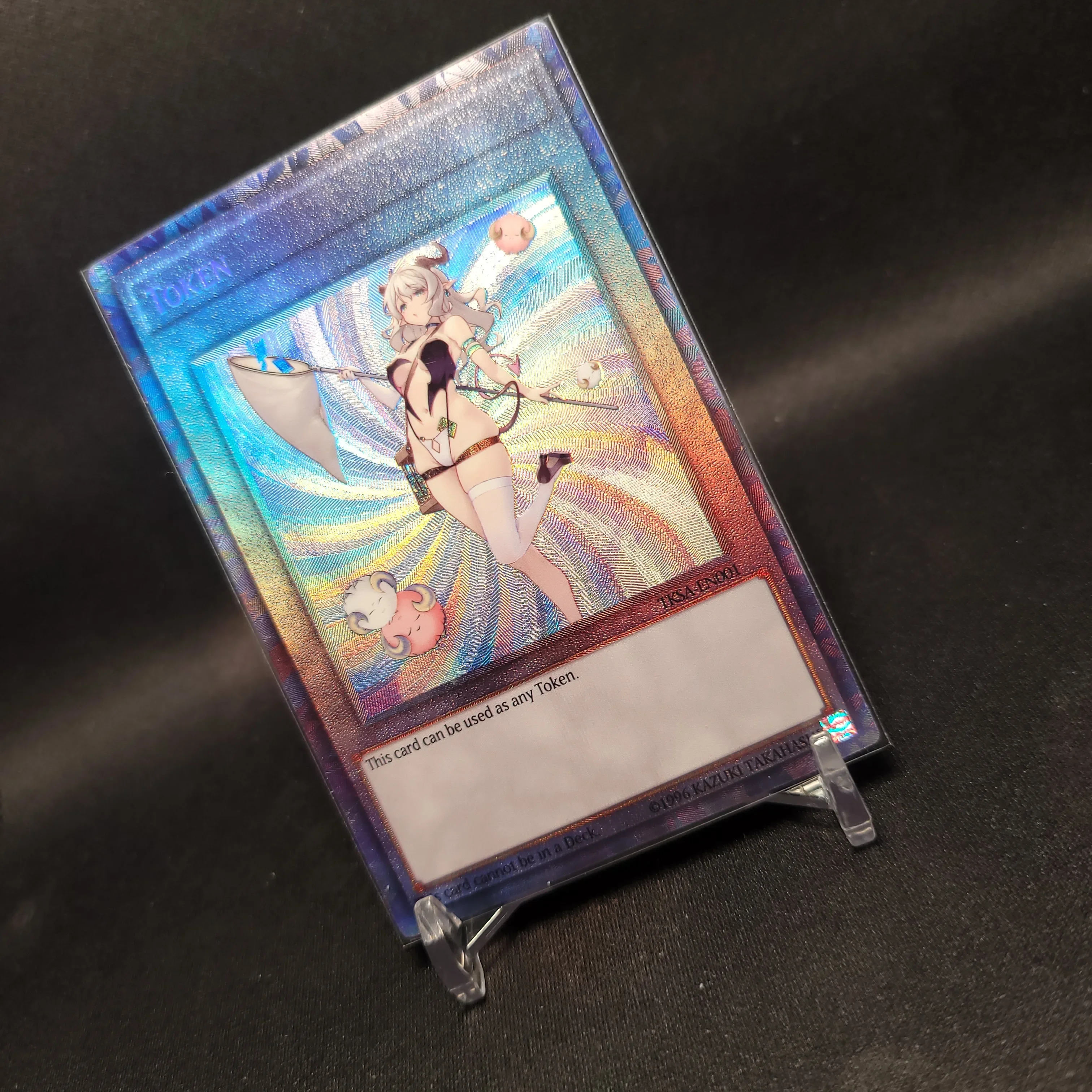 Yu-Gi-Oh Ultimate Rare TKSA-EN001/TOKEN Children\'s Gift Collectible Card Toys (Not Original)