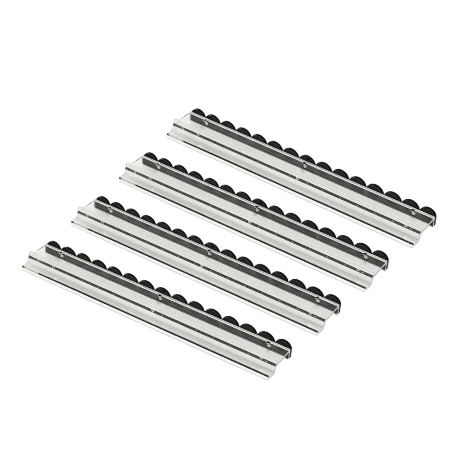Mahjong Tile Holder Acrylic Ruler Rack for Mahjong Set Full Size Game Accessory Table Organizer