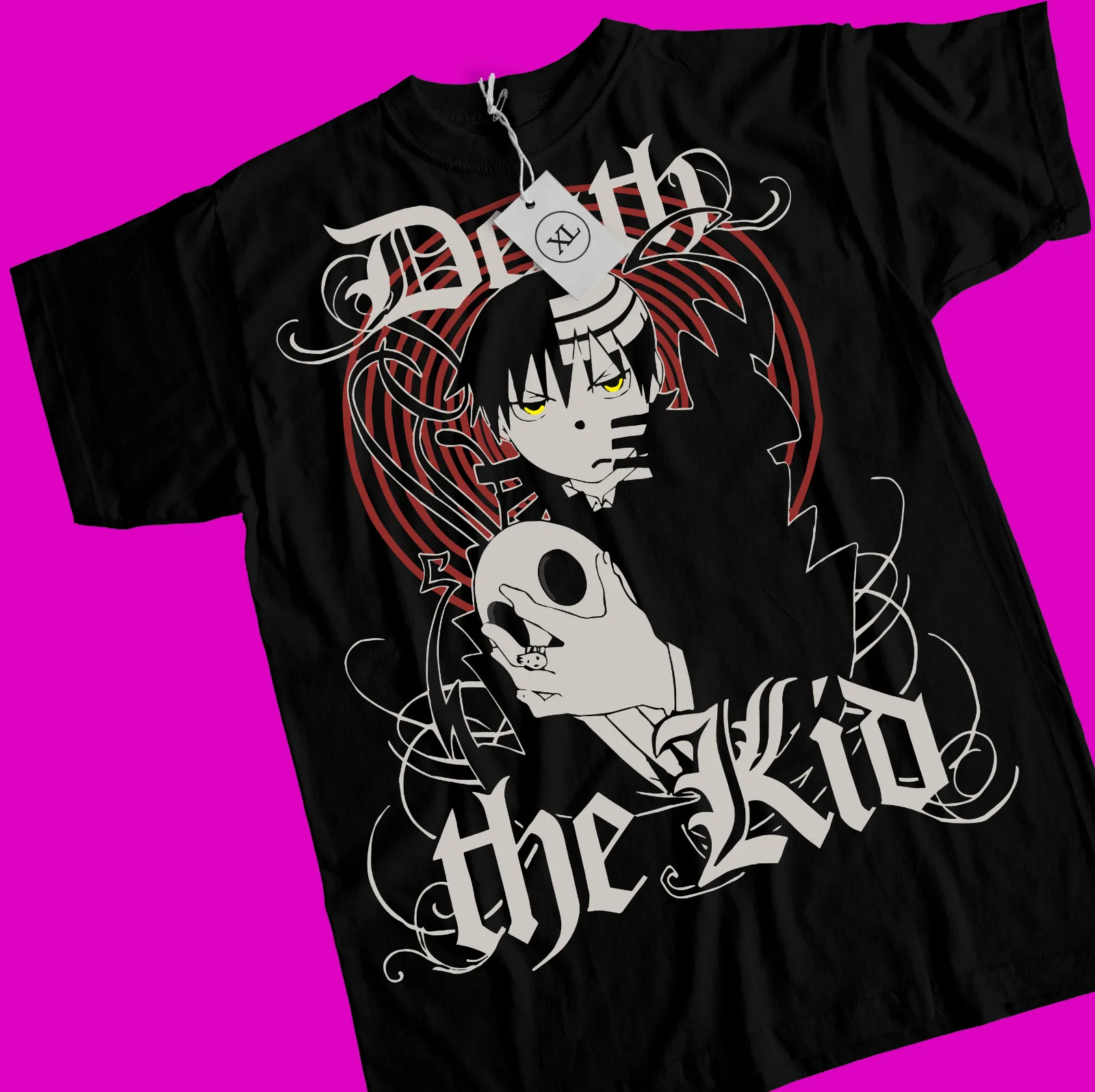 Soul Eater Death the Kid Vaporwave Gothic Grunge Japanese Unisex shirt All size