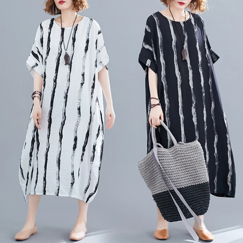 

Женское хлопковое пальто больших размеров Lin Batwing Sve Dr, стеганое пальто средней длины, свободного кроя, круглый, с принтом Ne ort Sve Dr