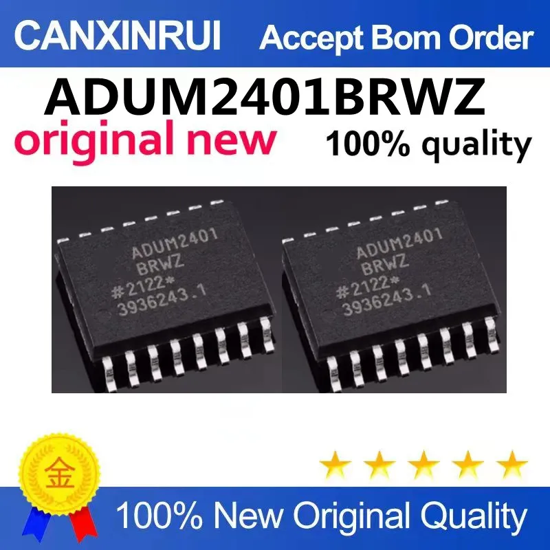 (5-100piezas)ADUM2401BRWZ ADUM2401BRW digital isolator chip package S-16 new original
