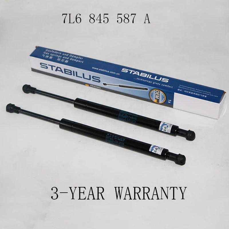 Original Rear Window Lift Supports Shock Gas Struts for VW  Touareg2002 2003  2004 2005 2006 2007 2008 2009 2010 7L6 845 587 A