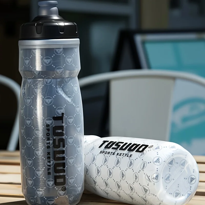 زجاجة مياه حرارية مزدوجة الطبقة من TOSUOD، تحافظ على ساخن وباردًا ومحمولة لمعدات ركوب الدراجات في الهواء الطلق على الطرق MTB