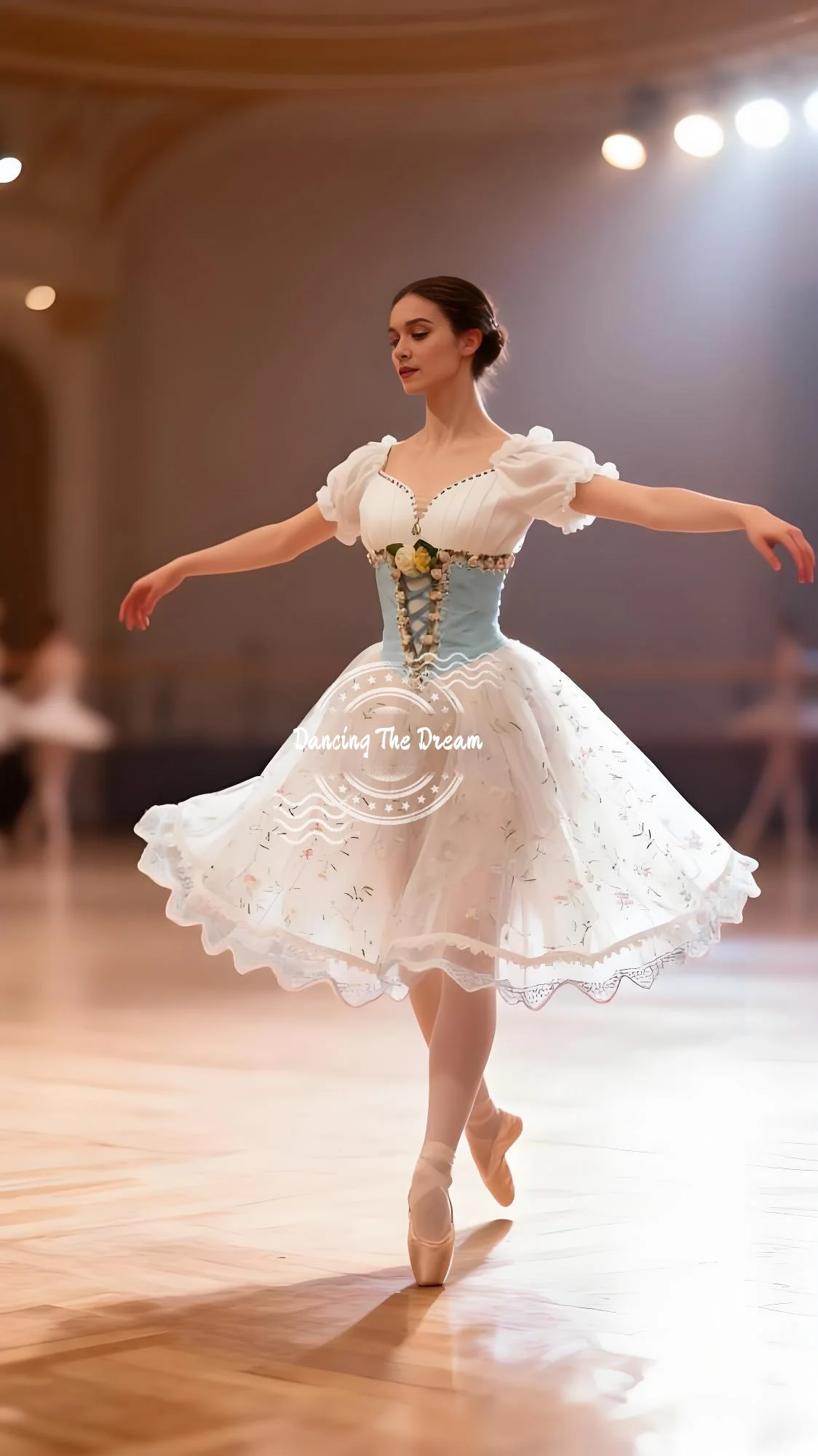 

Gorgeous Flower - Embroidered Ballet Performance Dress