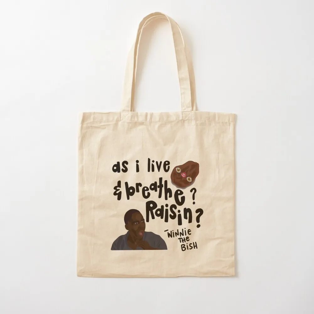 

WINSTON SAYING RAISIN Tote Bag personalized tote reusable shopping bags Canvas Canvas Tote Bag