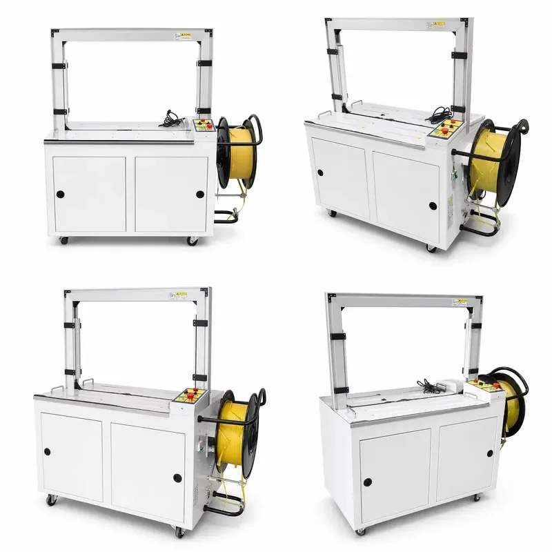 Automatic Carton Binding Machine 2.5s Strap Time 0-60kg Adjustable Tension 9-15mm Straps for Warehouse Transportation Factory