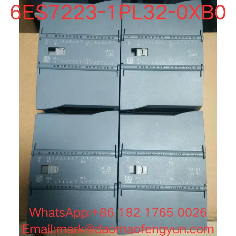 6ES7223-1PL32-0XB0 Used Tested OK In Good Condition SIMATIC S7-1200, Digital I/O SM 1223 16 DI/16 DO, 16 DI 24 V DC,