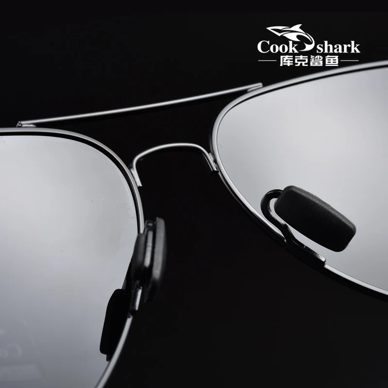 Cook Shark 2022 new polarized sunglasses men's sunglasses special driver day and night glasses tide