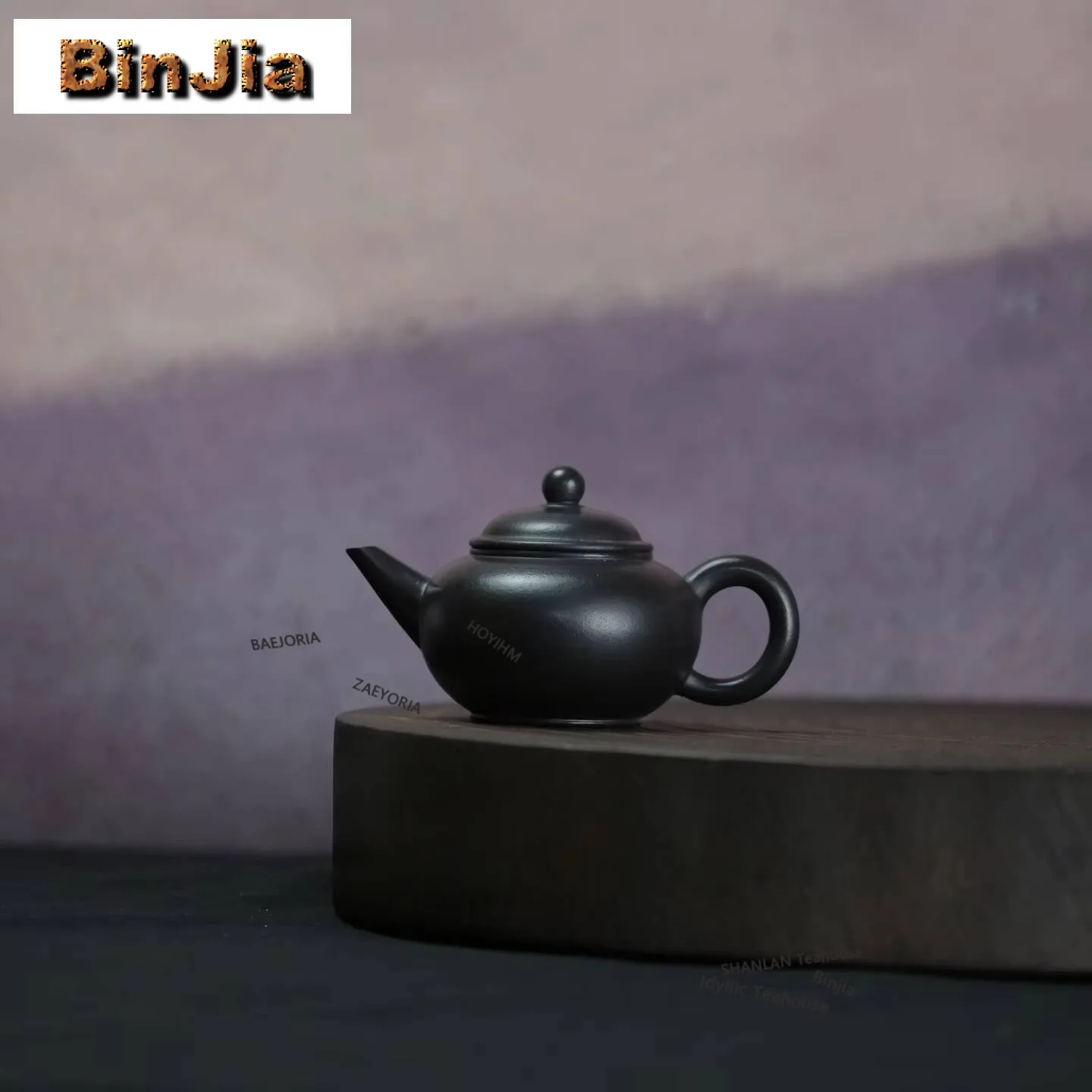 100ml High-end Yixing Purple Clay Teapots Handmade Level Black Pot Raw Ore Zhu Mud Kettle With Infuser Zisha Tea Set Collection