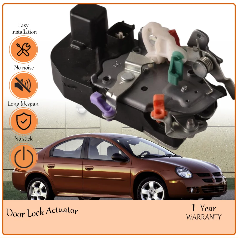 

Front Right Solid Lock Assembly,applies Dodge Neon 2000 2001 2002 2003 2004 2005,OE 931-740,DLA625,4783592AB,5008620AA,5008620AB