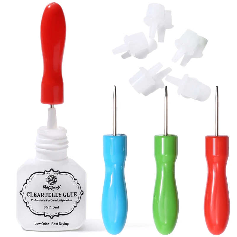 Universal Lash Kleber Flasche Blockieren Nadel Ersatz Wimpern Verlängerung Kleber Mund Kopf Spezielle Stecker Kappen Opener Make-Up-Tools – Detail 3