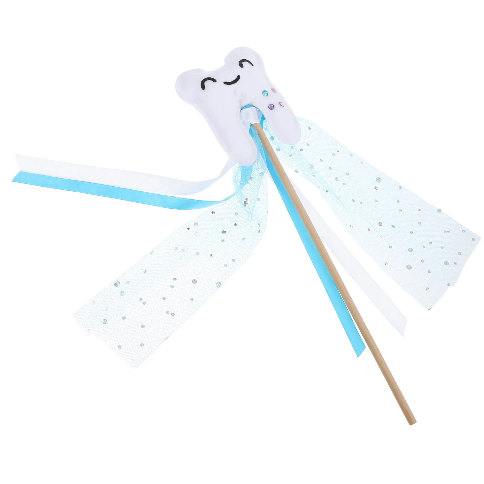 Varinha de fada novidade princesa casamento dentes vara adereços traje de fadas prop crianças cosplay palco desempenho