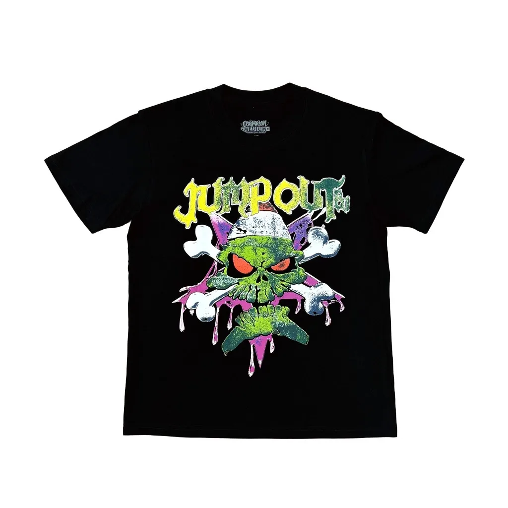 New Men Osamason Jumpout Tour Going Skull T Shirts T-Shirt Hip Hop Skateboard Street Cotton T-Shirts Tee Top US size e94