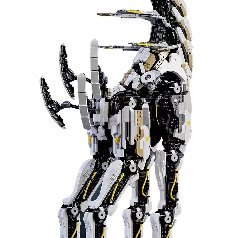 New MOC Horizon Zero Dawned Long-necked Beast Action Figure Building Block Mechanical Monster Mech Constructor Bricks Toys Gifts