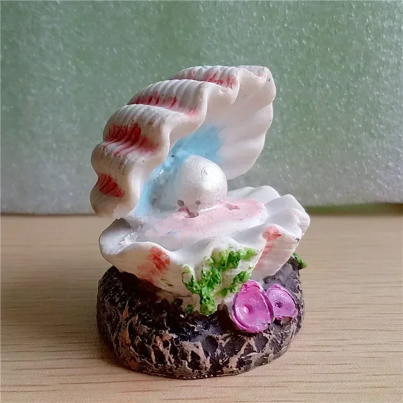 Pearl Shell Air Bubble Stone Fish Tank Decoration Aquarium Decor Air Stone  Air Pump Bubbler Ornament