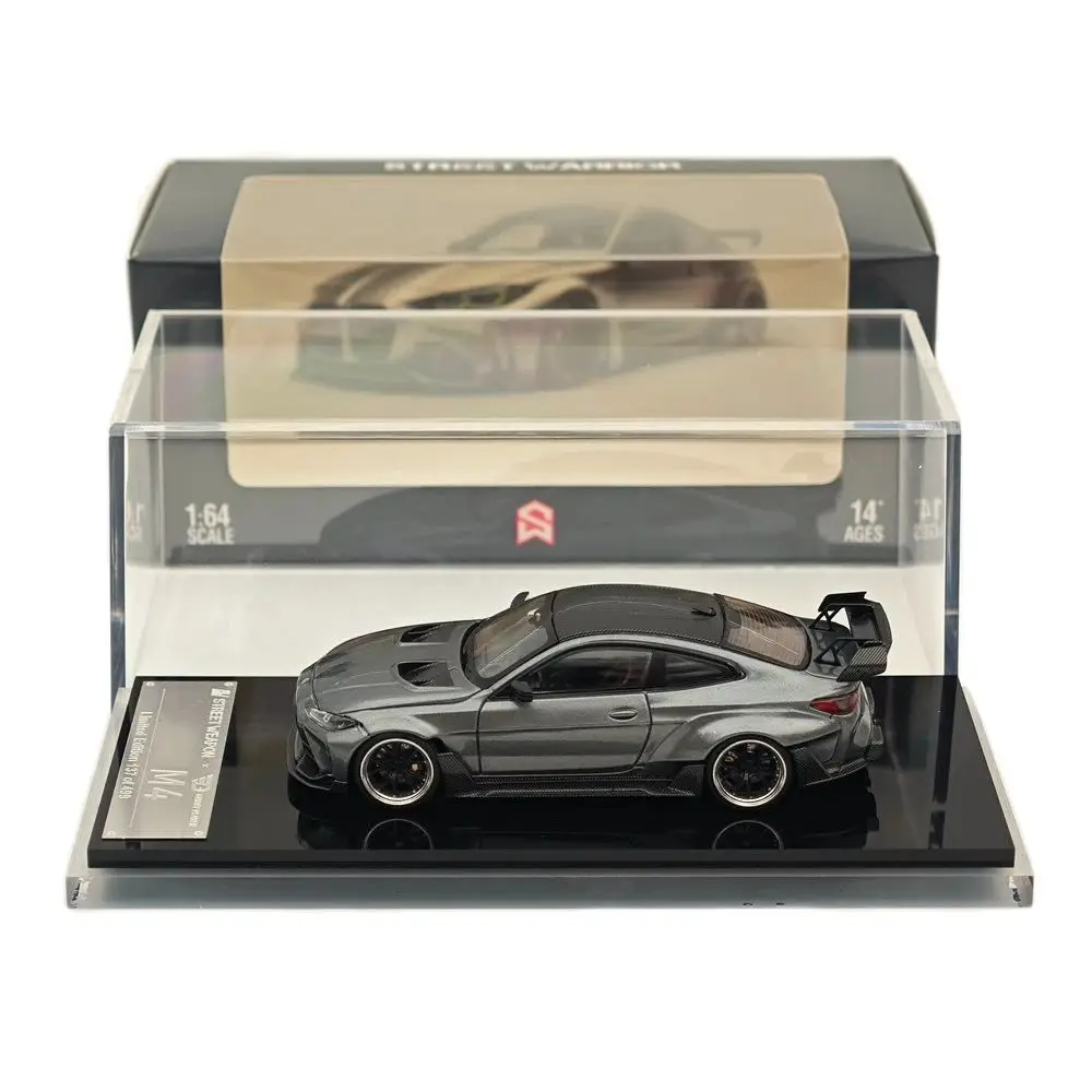 

SW 1:64 G82 M4 Gray ADRO BODY KIT Coupe Sports Model Diecast Metal Car Limited Collection Auto Toys Gift