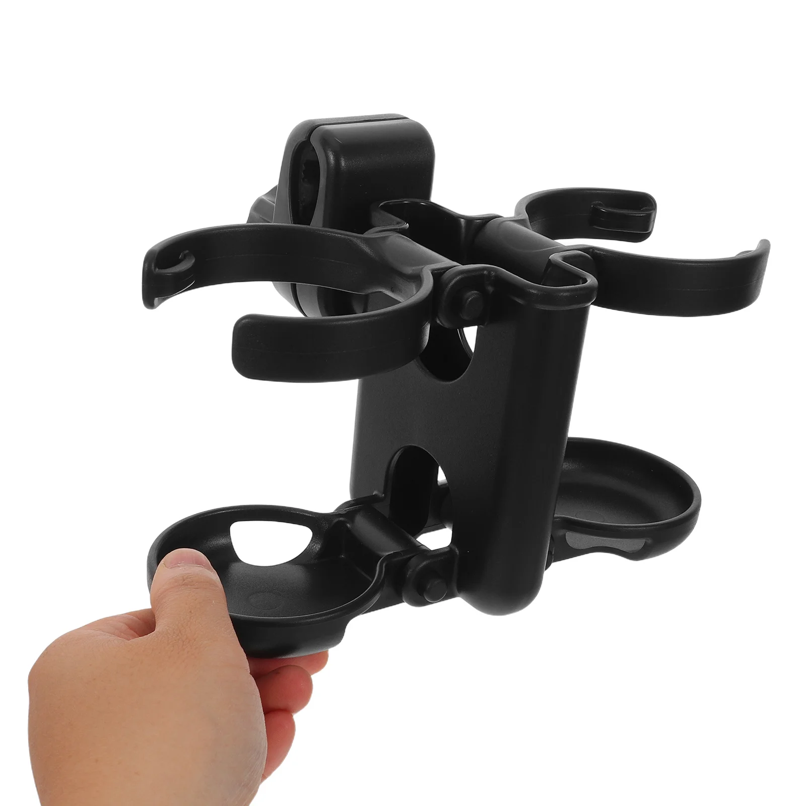 

Подстаканник для коляски, универсальный органайзер для напитков, бутылка с молоком, насадка для воды, черный, прочный, стабильный, водонепроницаемый, легкий