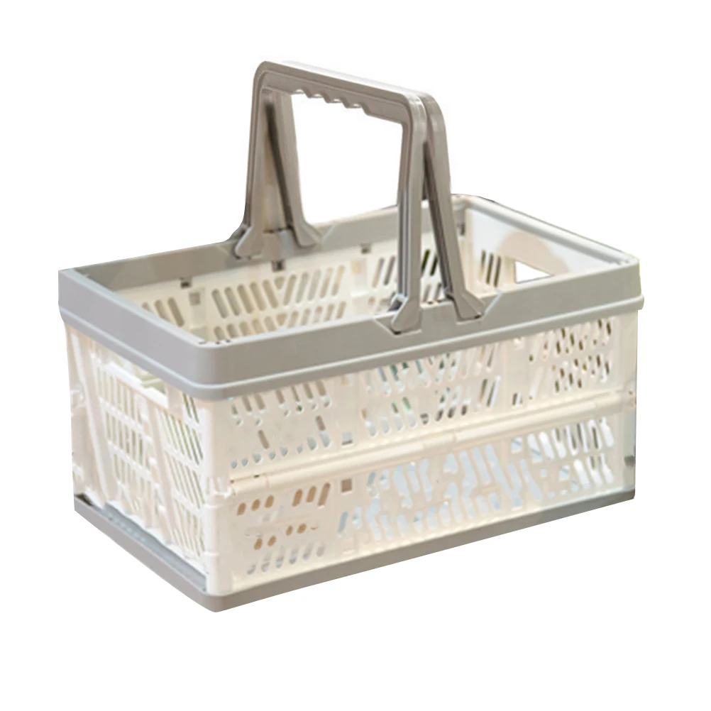 

Folding Basket Lightweight Foldable Vegetable Portable Storage SpaceSaving Plastic Ideal Camping