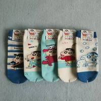 5 Pairs Shin Chan Nohara Shinnosuke Nohara Xiaobai Cute Socks Cartoon Childrens Socks New Korean Version girl gift