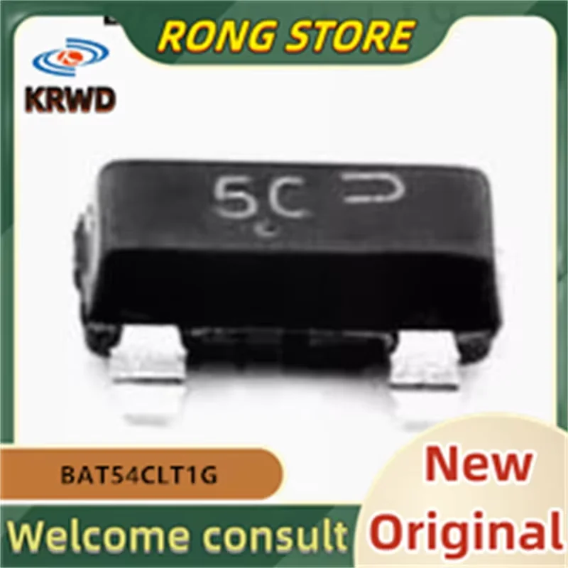 50 قطعة 5C جديدة ومبتكرة رقاقة IC SOT23-3 BAT54CLT1G BAT54CLT1 BAT54CLT BAT54CL