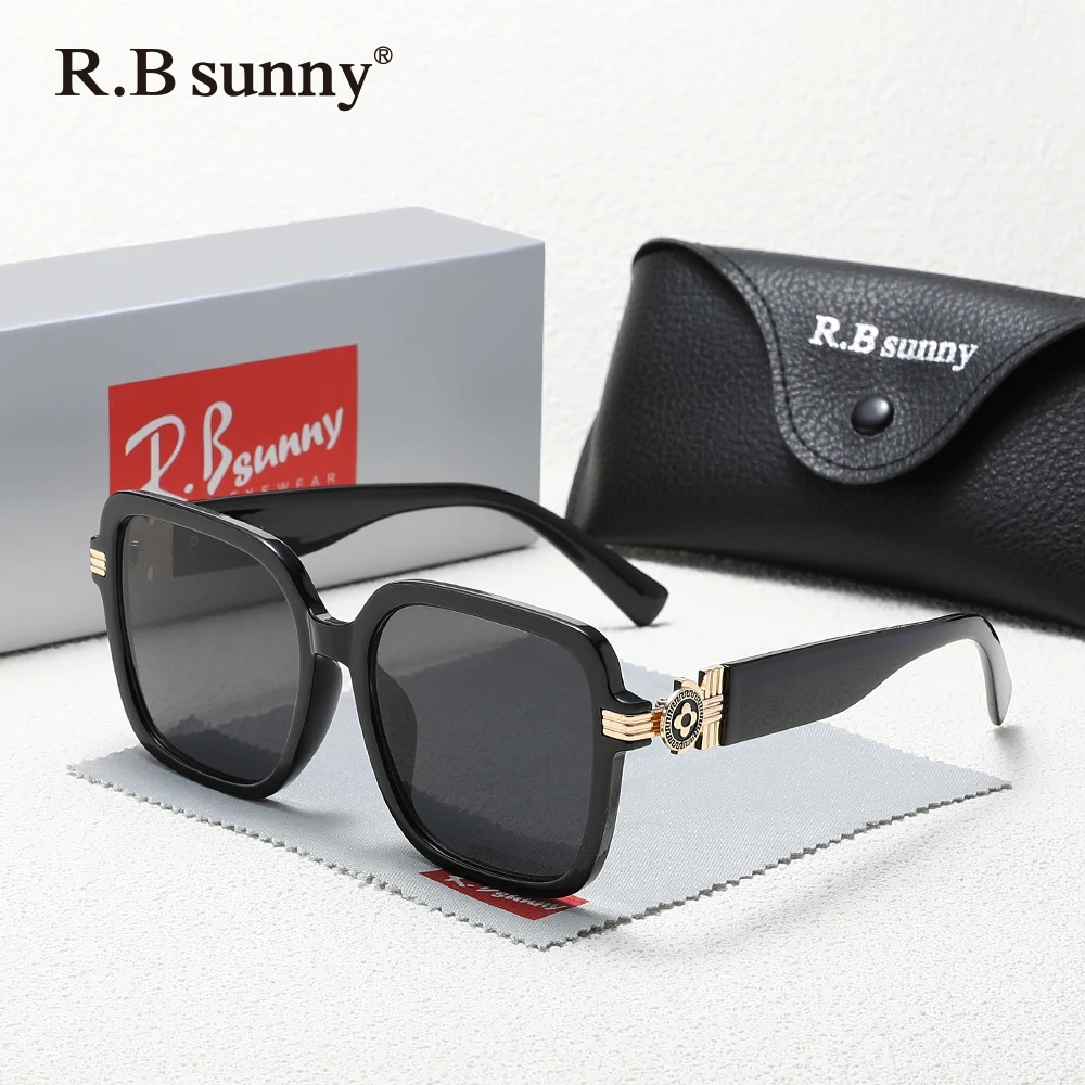 RBsunny نظارات شمسية جديدة فاخرة للسيدات للقيادة مضادة للوهج عصرية مستقطبة UV400 نظارات نسائية عصرية للسفر في الهواء الطلق بإطار كبير #2